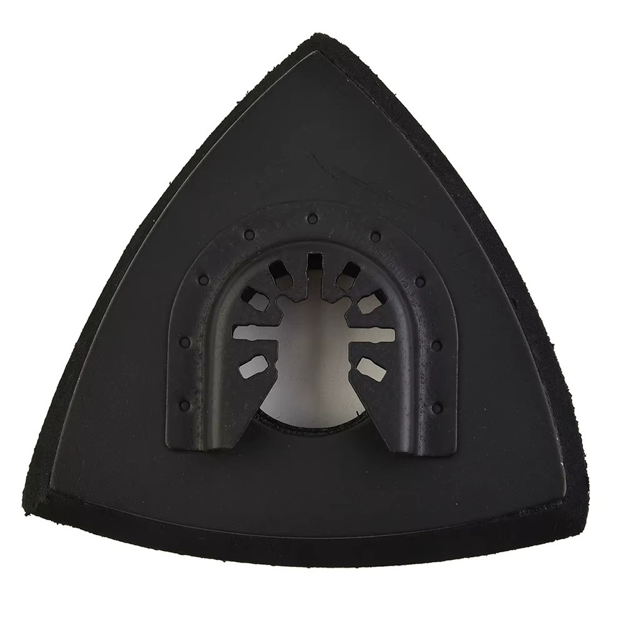 DAZZLEEX Dreieckiges Multi Tool Schleifpad mit Quick Release für oszillierende Multischleifer zum Polieren von Holz und Metall, Schwarz, Durchmesser: 80 mm, 90 mm oder 93 mm - Bild 2