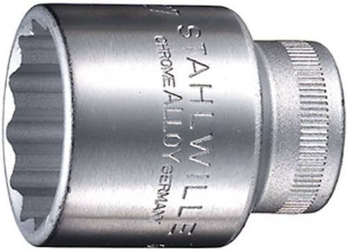 Stahlwille Doppelsechskant Steckschlüsseleinsatz 19/32 Zoll 1/2 Zoll Silber - Bild 1