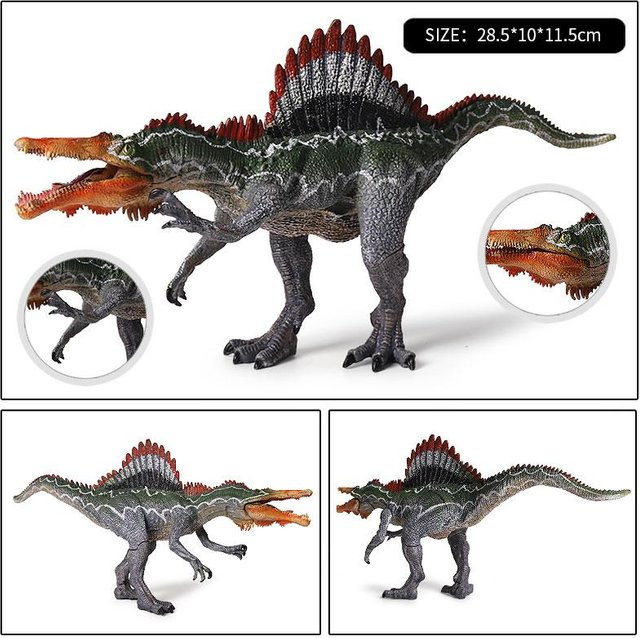 Oenux Jurassische Welt Spinosaurus Actionfigur mit offenem Maul - Bild 1