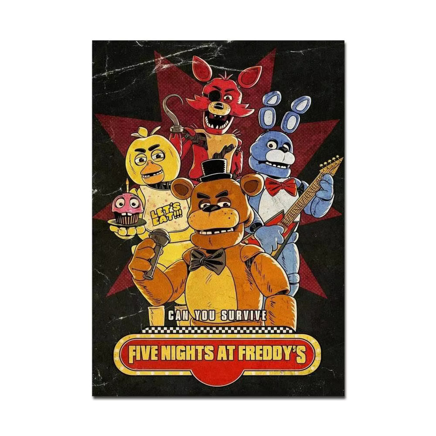 Five Nights at Freddy's DIY Sticky Poster Wandaufkleber Mehrfarbig - Bild 6