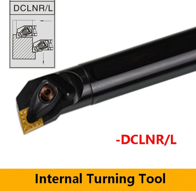 Lihaoping Interne Drehwerkzeuge D-Typ für CNC-Drehmaschinen S20R-DCLNR12 und S25S-DCLNR12 in Schwarz - Bild 1