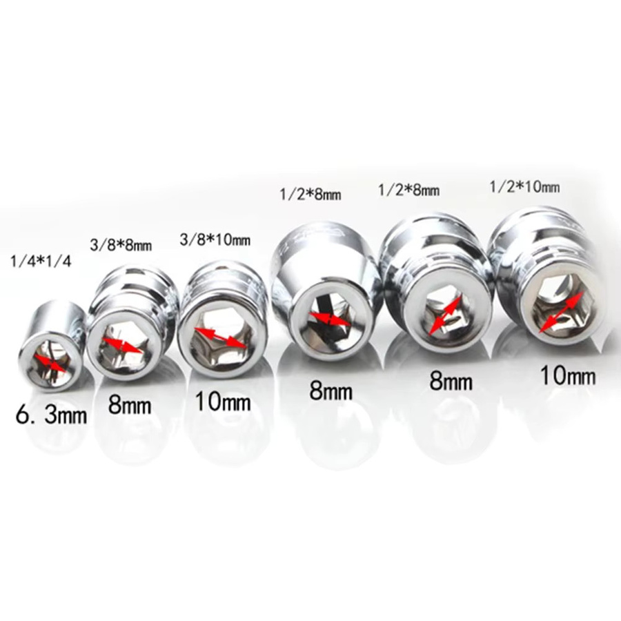 Doxa Bit Halter Hex Bit Adapter Set für Ratsche und Schlagschrauber in Silber - Bild 2