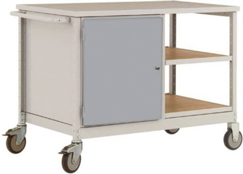 Manuflex LW1003.9006 Werkbank Mobil aus Stahl in Alusilber, B/T/H: 113,5 x 78,0 x 59,0 cm - Bild 1