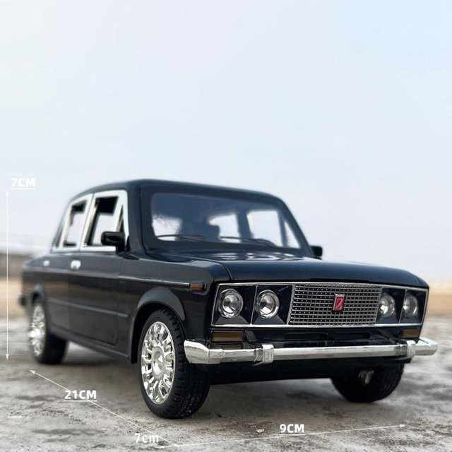 LADA 2106 Spielzeugauto, Modell, 1:18, Schwarz, mit Licht und Ton, ab 18 Jahre - Bild 1