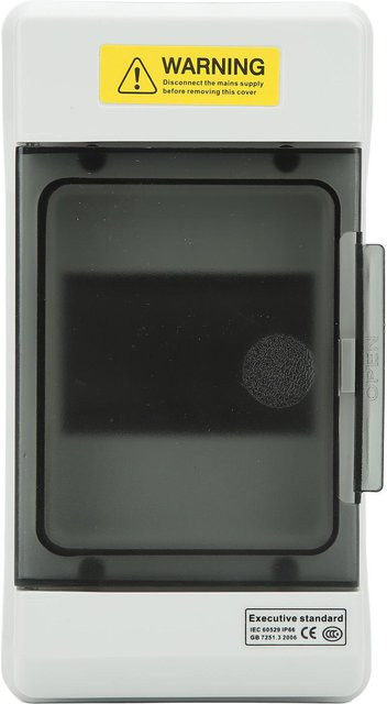 OutsideWorld PV-Verteilerkasten für den Außenbereich IP66 Wasserdicht und Staubdicht aus Kunststoff in Weiß mit 4-Wege-Schaltung - Bild 1