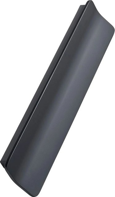 Furnipart Möbelgriff Leaf La aus Zinkdruckguss Schwarz Matt Breite: 160 mm, Höhe: 200 mm - Bild 1