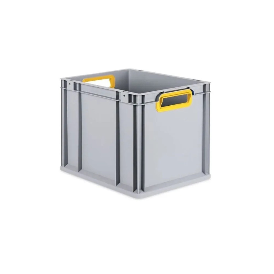 PROREGAL Eurobox Nextgen Color Transportbox mit Griffen, Gelb, H x B x T: 40 x 32 x 30 cm, 30 Liter - Bild 2