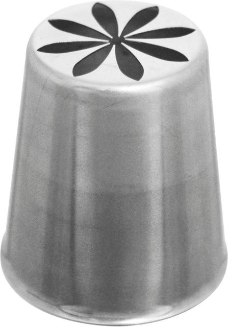 Schneider Garniertülle Blümchen aus Edelstahl in Silber, Höhe: 4,2 cm, Durchmesser: 2,5 cm - Bild 1