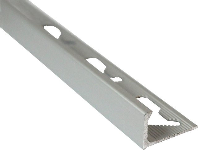 Winkelprofil Arcansas aus Aluminium eloxiert in Silber matt, Breite: 8 mm, Länge: 1 m - Bild 1