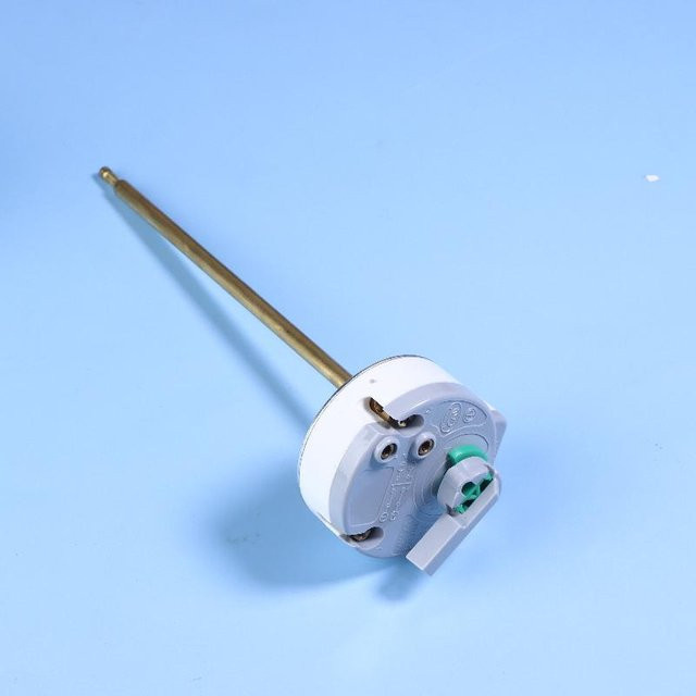 Ariston Warmwasserbereiter Steck-Druckthermostat Temperaturregler 30-80 °C in Weiß aus Messing, Höhe: 16 cm - Bild 1