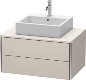 Duravit Waschtischunterschrank XSquare wandhängend mit 2 Schubladen, B: 80 cm, T: 54,8 cm, H: 40 cm - Bild 1
