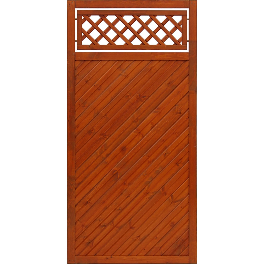 Sichtschutzzaun Toulon von Andrewex in Teak Braun, Höhe: 180 cm, Breite: 90 cm - Bild 2