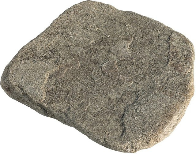 Quarzit-Trittplatte Grau-Grün Durchmesser: 35-50 cm, Höhe: 3-4,5 cm - Bild 1