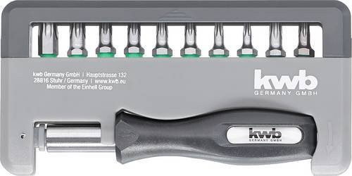 Kwb 151040 Bit-Set 12teilig aus Stahl in Grau - Bild 1