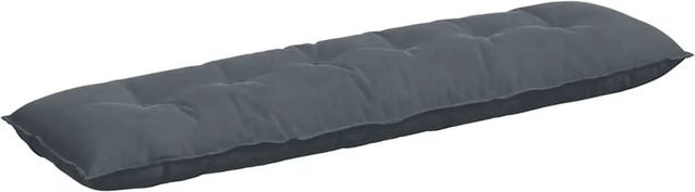 vidaXL Rückenkissen aus Cordstoff in Dunkelgrau, B/H: 180 x 50 cm - Bild 1
