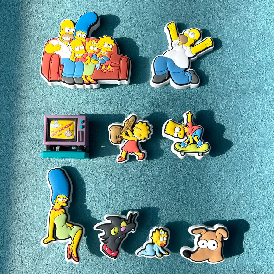 Hot Toys Die Simpsons, Schuh-Charms, 9-teiliges Set, Kunststoff, Bunt - Bild 5