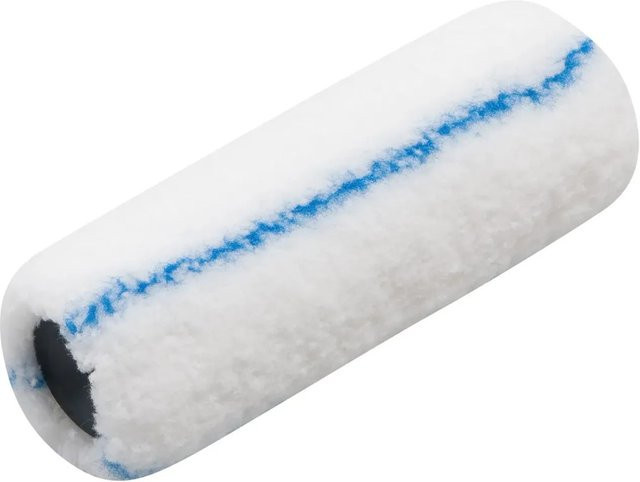 LUX-TOOLS Vestan-Walze Struktur für wasserbasierte Farben in Weiß und Blau, Durchmesser: 18 cm - Bild 1