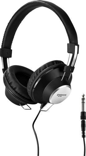 Monacor MD-480 On-Ear Kopfhörer kabelgebunden in Schwarz mit 3,5 mm Jack - Bild 1