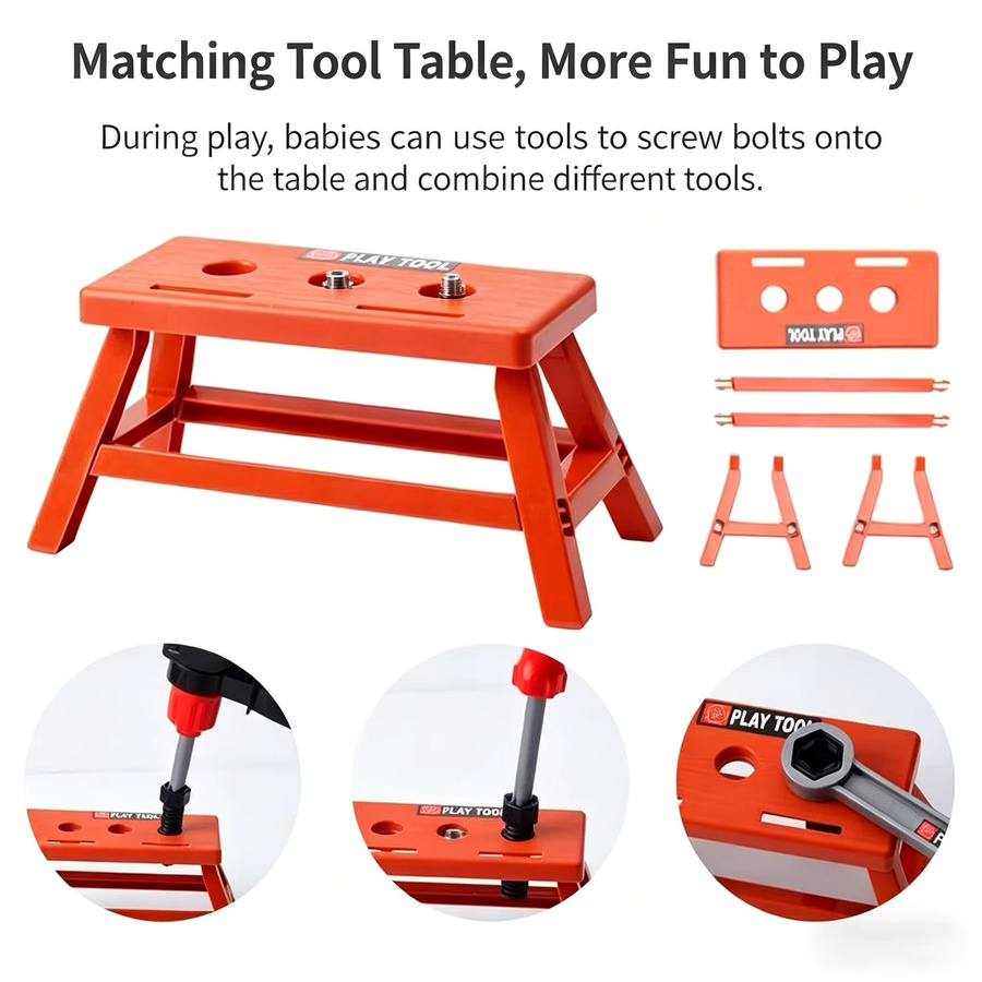 GONZI Kinder-Spielzeug-Werkzeugset, Kunststoff, Set / Bundle - Bild 2