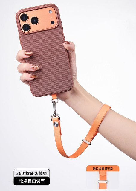 Universelles Handschlaufen-Lanyard für iPhone, Samsung und Huawei in Blau, verstellbare Nylon-Handschlaufe mit sturzsicherem Design und Tether-Tabs - Bild 1