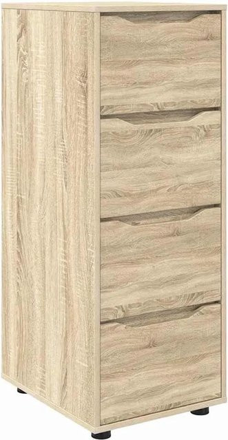 vidaXL Aufbewahrungsschrank Sonoma-Eiche in Beige, B/T/H: 40 x 48 x 105 cm - Bild 1
