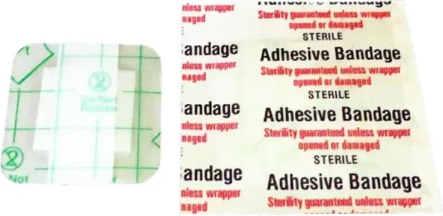50 Stück quadratische Pflaster, transparent, atmungsaktiv und multifunktionaler Einweg-Schutz - Bild 1