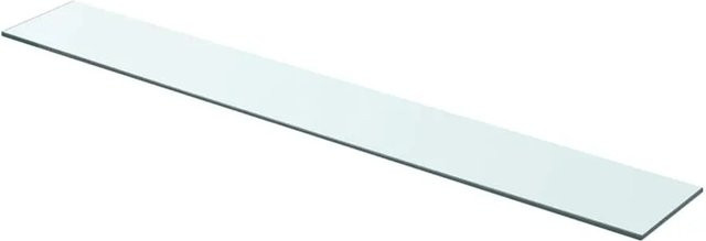 vidaXL Regalboden aus Glas in Transparent, Breite: 90 cm, Tiefe: 12 cm, Höhe: 1 cm - Bild 1