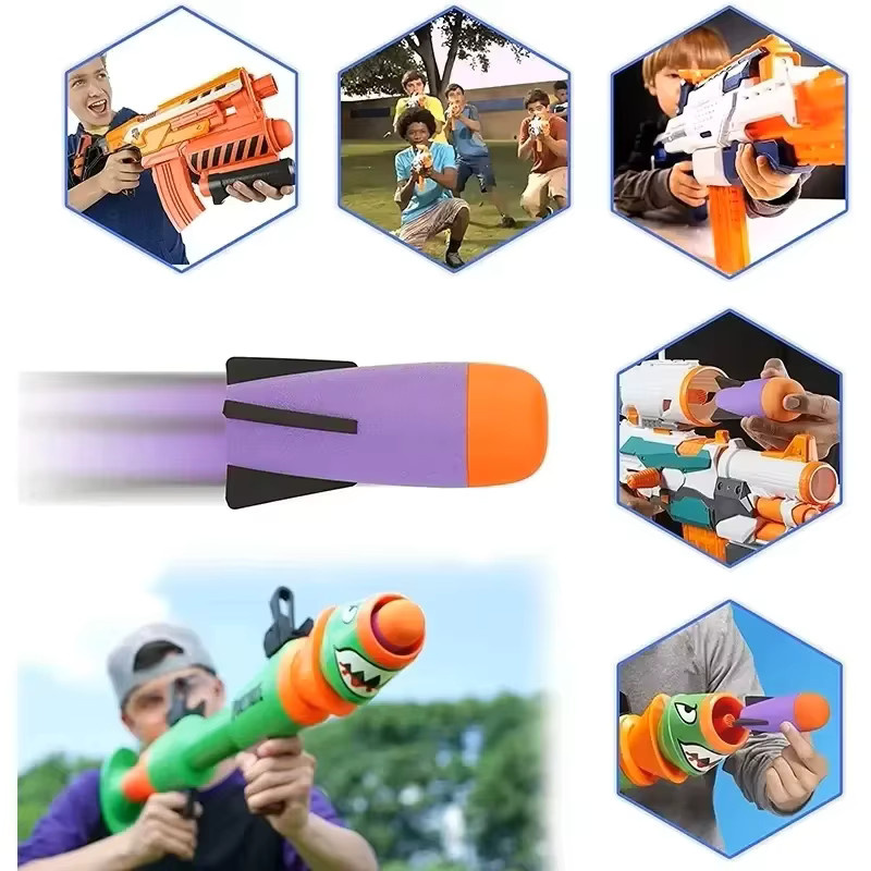 ZIVCONCING Mega Missile Nachfüllspielzeug Raketenwerfer Munition, 3-teiliges Set - Bild 4