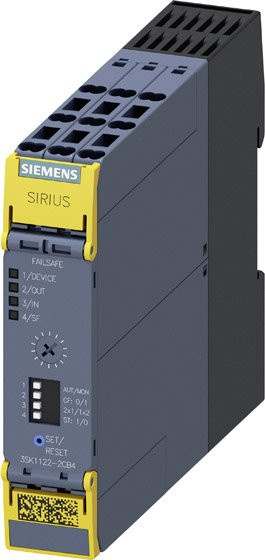 Siemens Sicherheitsschaltgerät 3SK1122-2CB44 in Grau, 24 V/DC - Bild 1