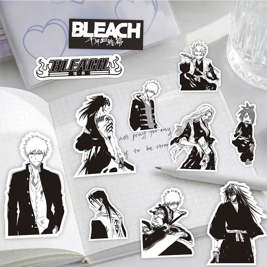 Bandai BLEACH Anime Aufkleber, Schwarz Weiß, 10/30/75 Stück-Set - Bild 4