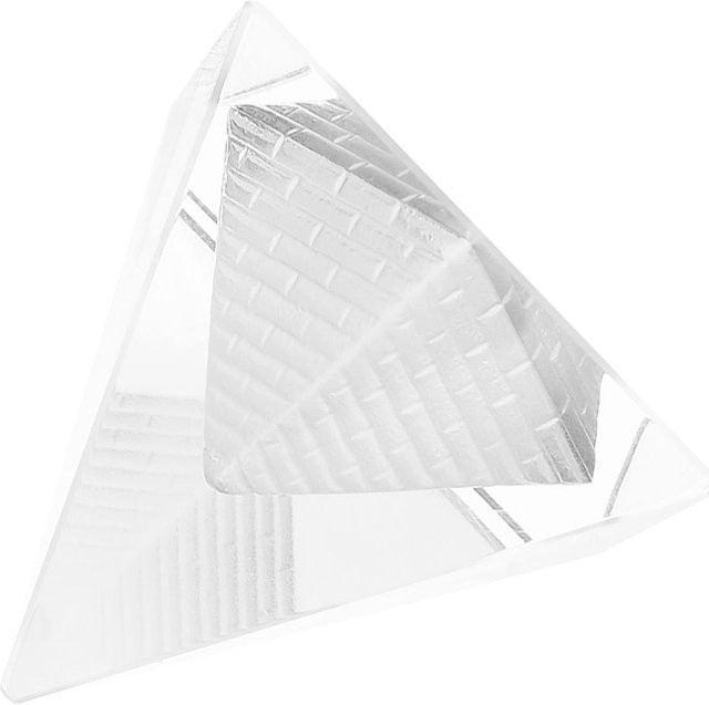 DIYelecs Kristallpyramide aus weißem Quarzstein als dekorative Tischfigur - Bild 1