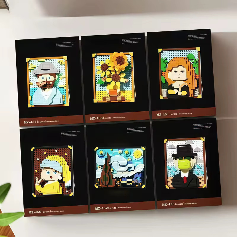 CACO BLOCKS Pixel-Bausteinrahmen, DIY Mini-Ziegel, Dekoratives Spielzeug - Bild 5