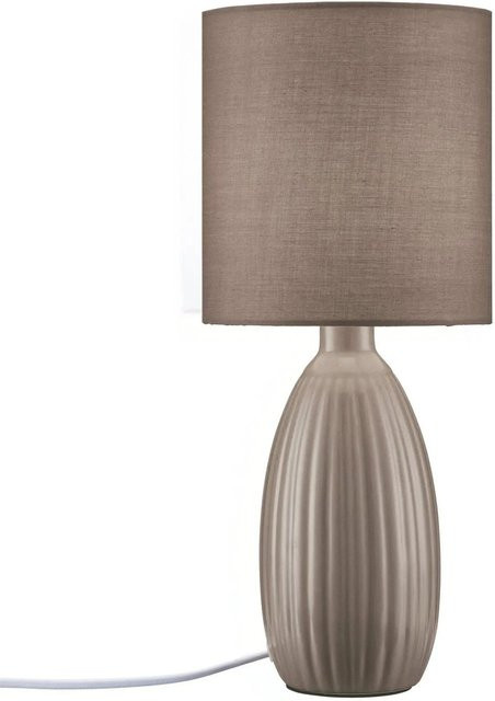 PR Home Uno Tischleuchte aus Keramik in Braun, B/T/H: 16 x 37 x 37 cm - Bild 1