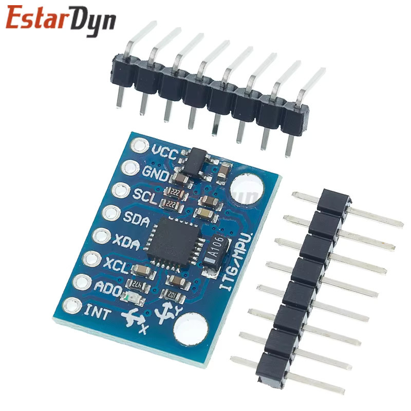 Estardyn GY-521 MPU-6050 Modul mit 3 Achsen Gyroskop und 3 Achsen Beschleunigungssensor in Blau - Bild 3