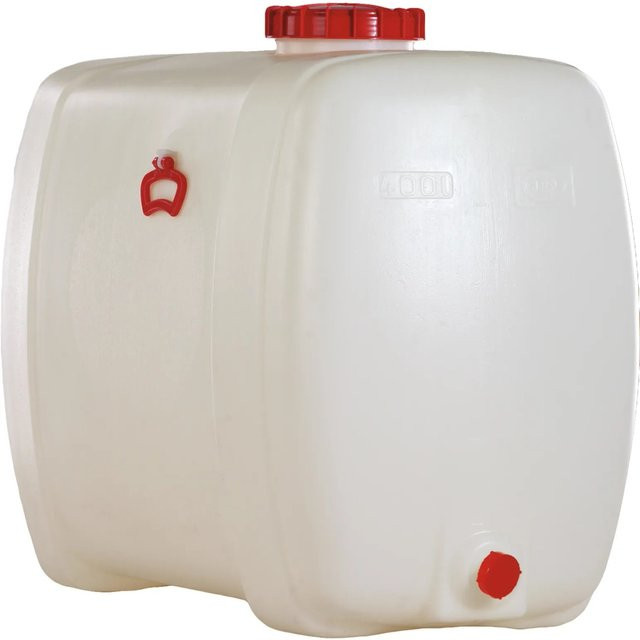 Graf Universal-Kunststofffass Oval aus Polyethylen, transparent - Bild 1