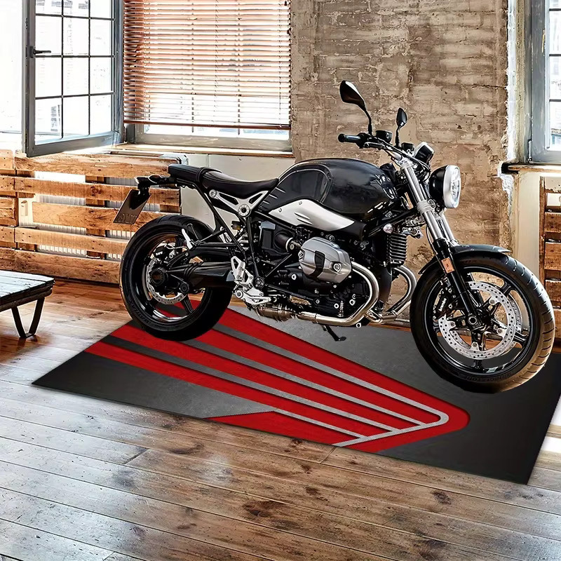 VIKAMA Motorrad-Garagenmatte als Garagenbodenmatte und Parkmatte für Rennmotorräder und Fahrräder - Bild 3