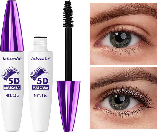 ibcccndc 5D Black Mascara, wasserfest, voluminierend, verlängernd