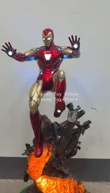 Bandai Marvel The Avengers Iron Man MK85 und Pepper Figuren, mit Beleuchtung, 2-teiliges Set - Bild 1