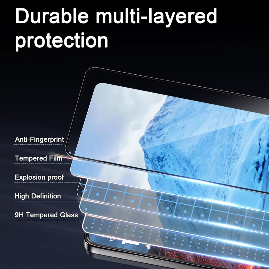 Xiaomi Displayschutz aus gehärtetem Glas für 13T und 13T Pro, transparent, hochauflösend und Anti-Drop - Bild 5