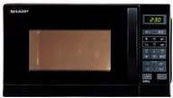 Sharp Mikrowelle R-642BKW in Schwarz mit Grillfunktion, LED-Display und Automatikprogrammen - Bild 1