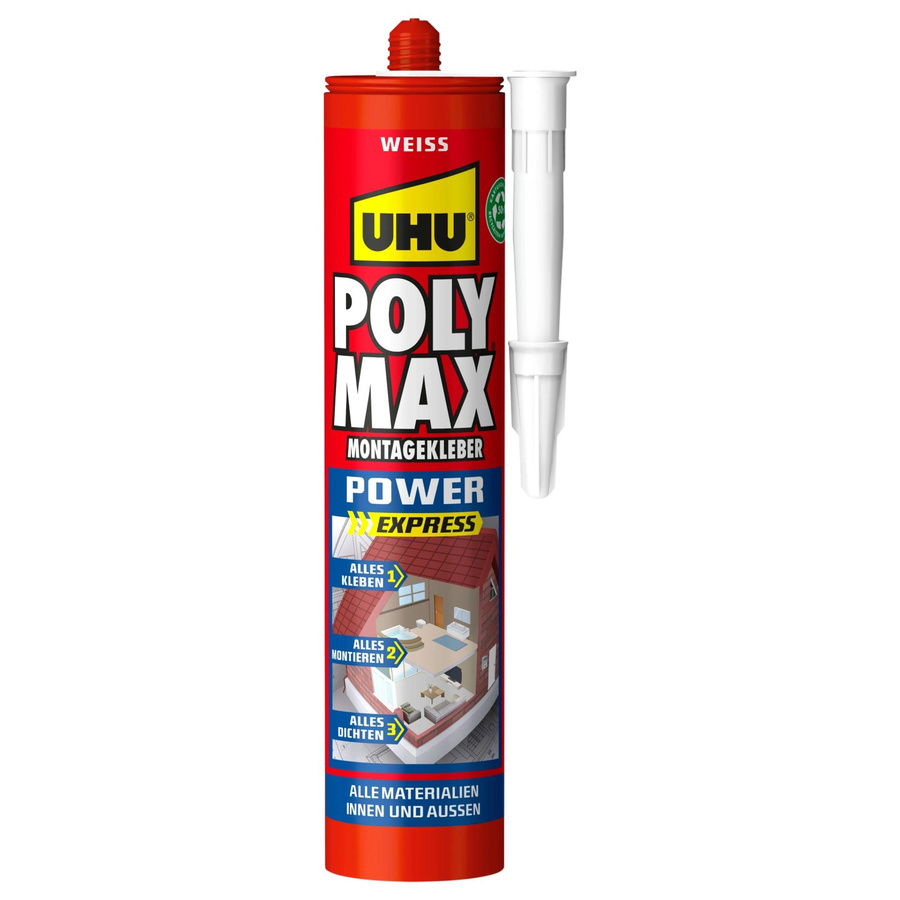UHU Poly Max Montagekleber MS-Polymer in Weiß, 425 g - Bild 2
