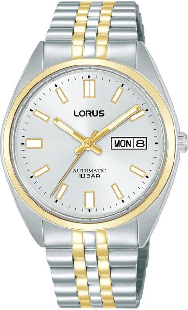 Lorus Armbanduhr Automatik, Edelstahl, Silber, 39 mm, Herren - Bild 1