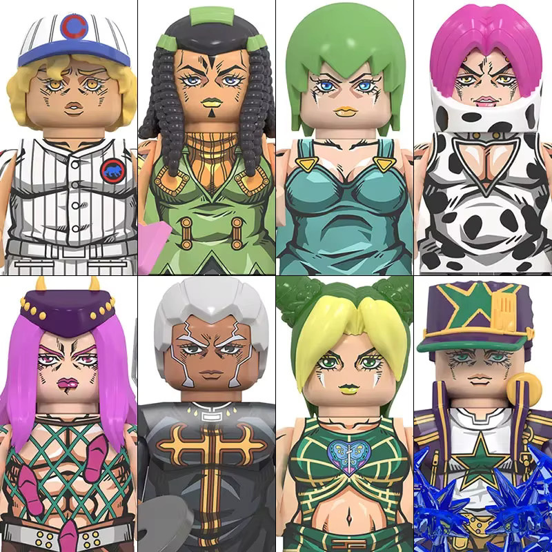 JOJO Lands Star Platinum Konjo Chengtaro, Mini-Actionfigur, Zubehör - Bild 1
