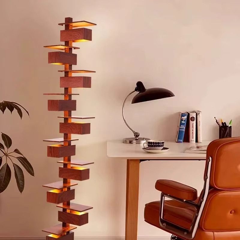 Artpad Taliesin Designer-Stehlampe aus nordischem Holz für Wohnzimmer und Schlafzimmer - Bild 3