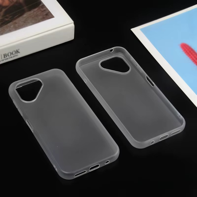 Fairphone 6 Schutzhülle aus weichem TPU in Grau Mattiert - Bild 1