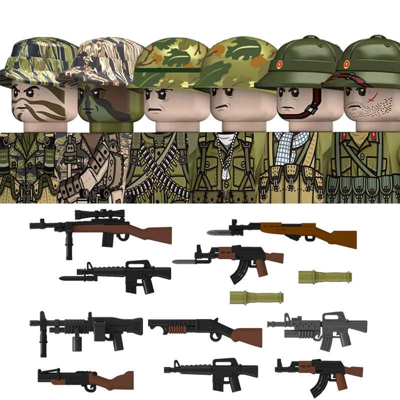 Semalam WW2 Militär-Soldaten-Figuren Bausteine, Soldaten, Kunststoff - Bild 2