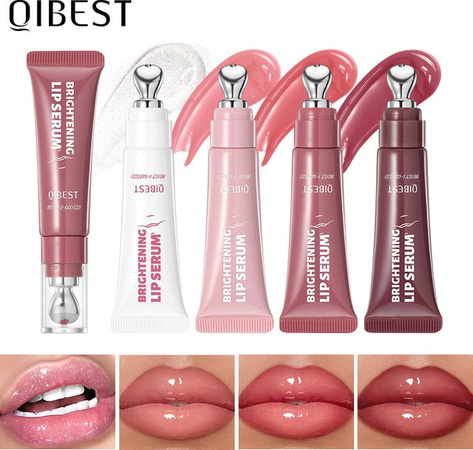 QIBEST Mirror Pearl Watery Crystal Jelly Lipgloss, Glänzend, Gel