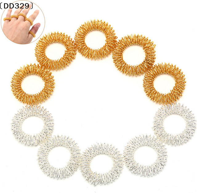 JETTING Fingermassageringe Akupunktur, 5 Stück, Unisex, für Hände - Bild 1