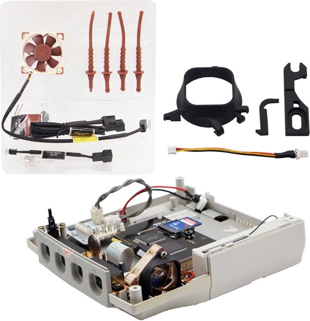 Dreamcast Noctua Fan Mod 3D-gedruckte Teile und Fan-Adapter für Noctua NF-A4x10 5V in Schwarz - Bild 1