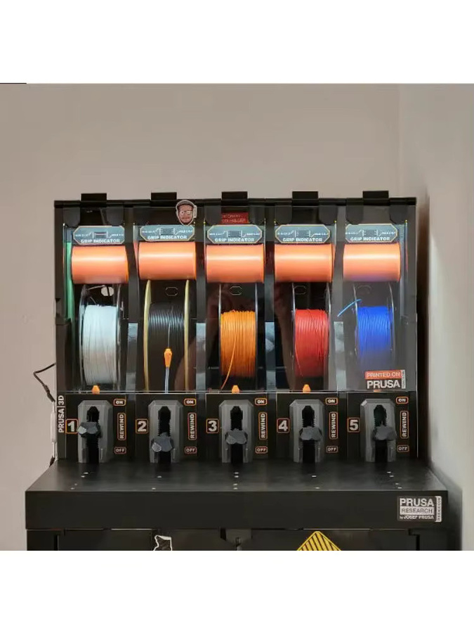 Prusa MK3S/MK4 MMU3 Upgrade-Kit All-in-One Filament-Management-System mit 5-Spulen-Speicher und Feed-Assistent - Bild 3